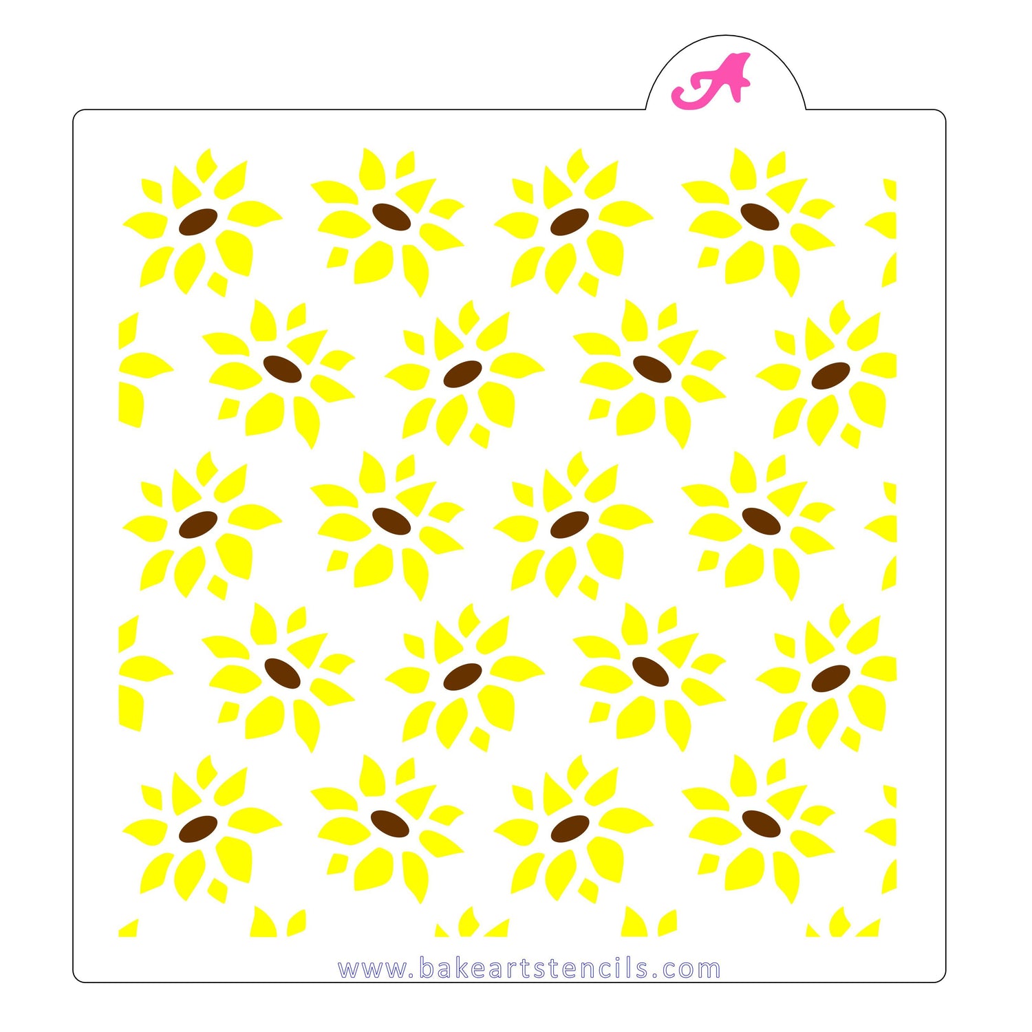 Sunflower Pattern Stencil Set