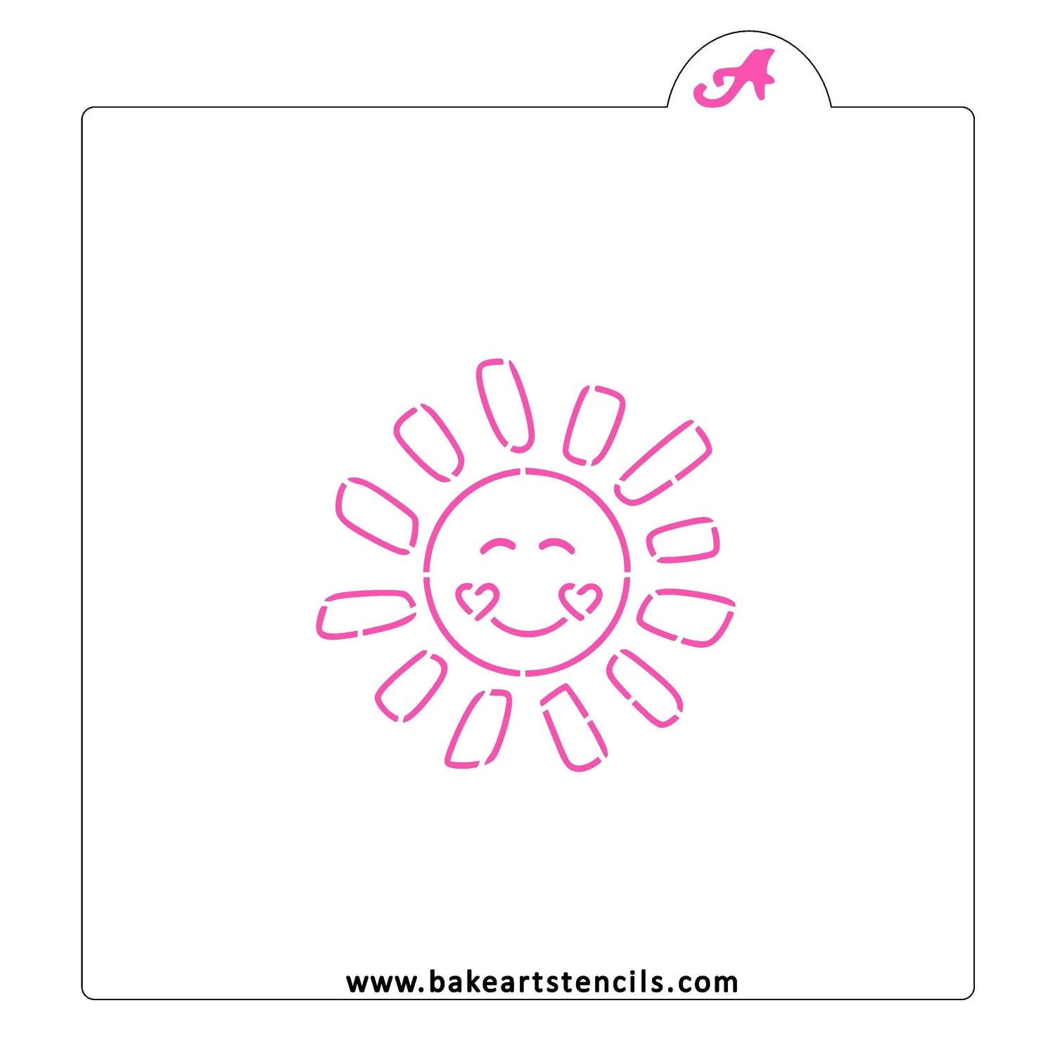 Sunshine Smile PYO Stencil