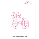 Surf Van PYO Stencil