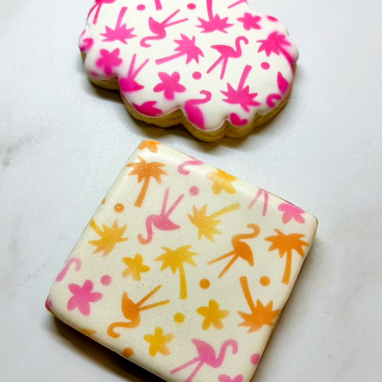 Summer Confetti Pattern Stencil