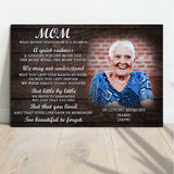 Mom, You're Too Beautiful To Forget Happy Mother's Day Sign