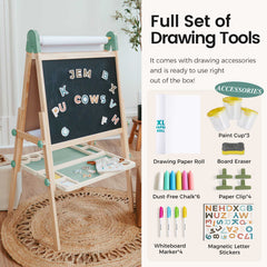 Tiny Land® Pink Magnitales Easel & Paper Roll Set by Tiny Land INC, product image 13