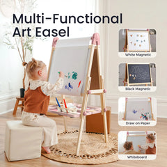 Tiny Land® Pink Magnitales Easel & Paper Roll Set by Tiny Land INC, product image 5