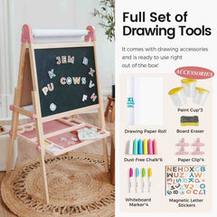 Tiny Land® Pink Magnitales Easel & Paper Roll Set by Tiny Land INC, product image 3