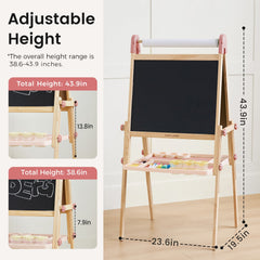 Tiny Land® Pink Magnitales Easel & Paper Roll Set by Tiny Land INC, product image 10