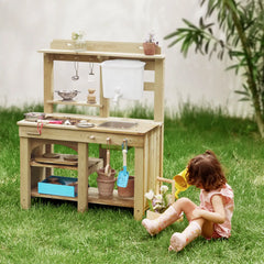Tiny Land® Mud Kitchen - DuoPlay Outdoor Play Kitchen for Kids by Tiny Land INC, product image 6