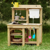 Tiny Land® Mud Kitchen - DuoPlay Outdoor Play Kitchen for Kids by Tiny Land INC