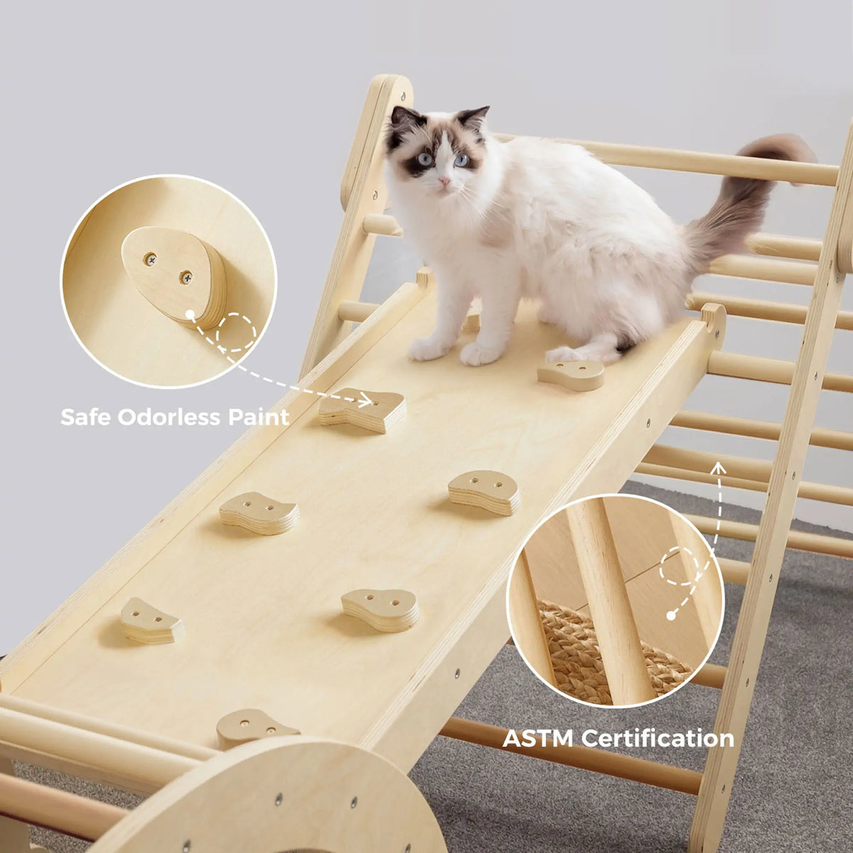 Tiny Land® 7-in-1 Montessori Climbing Set with Play Pad by Tiny Land INC, product image 6