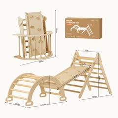 Tiny Land® 7-in-1 Montessori Climbing Set with Play Pad by Tiny Land INC, product image 12