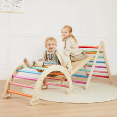 Tiny Land® 7-in-1 Rainbow Climbing Set with Play Pad by Tiny Land INC, product image 8
