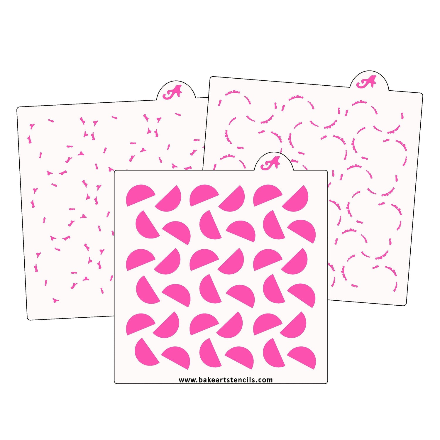 Tacos Pattern Cookie Stencil Set