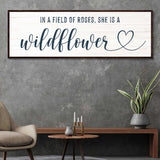 She Is A Wildflower Sign II