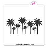 Tall Palms Cookie Stencil