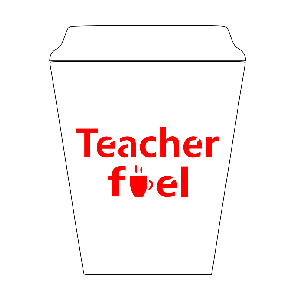 Teacher Fuel Cookie Stencil