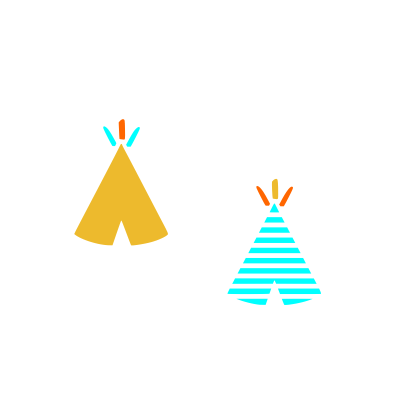 Tent Cookie Stencil
