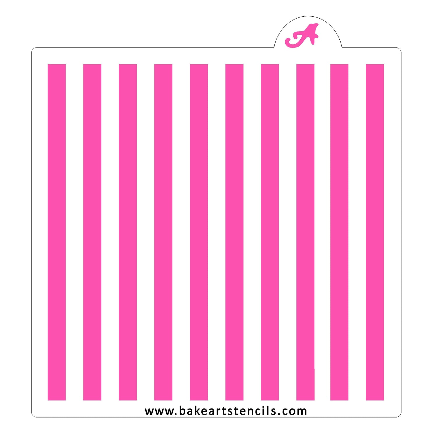Thick Stripes Cookie Stencil