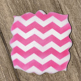 Thin Chevron Stripes Pattern Stencil