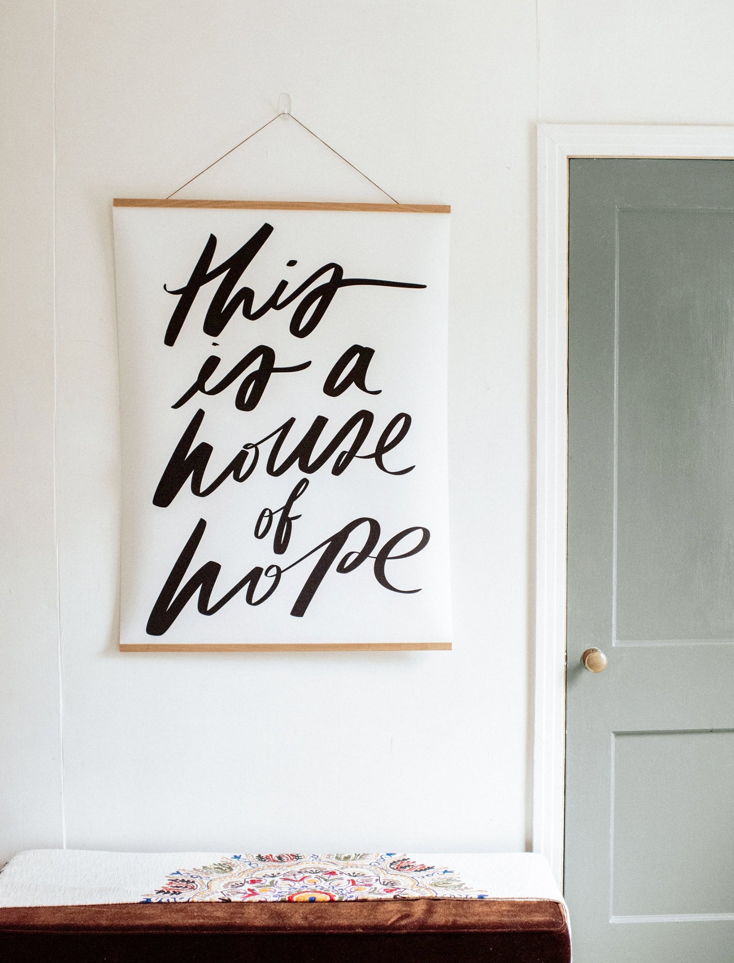 Large Poster: This is a house of hope