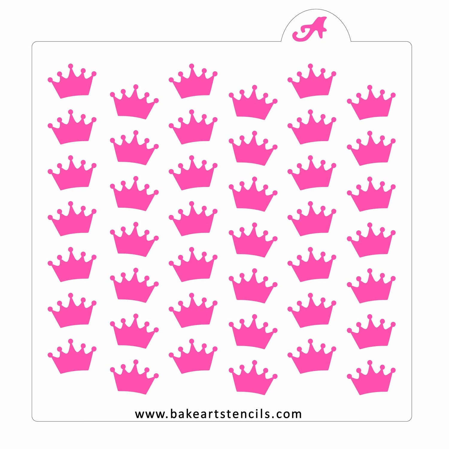 Tiara Pattern Stencil