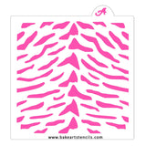 Tiger Print Cookie Stencil