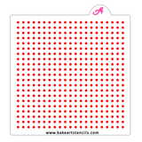 Tiny Dots Sprinkles Stencil