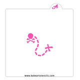 Treasure Map Cookie Stencil