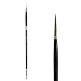Trekell Crimson Taklon #10/0 Round Brush - Long Handle