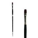 Trekell Crimson Taklon #10 Bright Brush - Long Handle