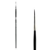 Trekell Crimson Taklon #1 Liner Brush - Long Handle