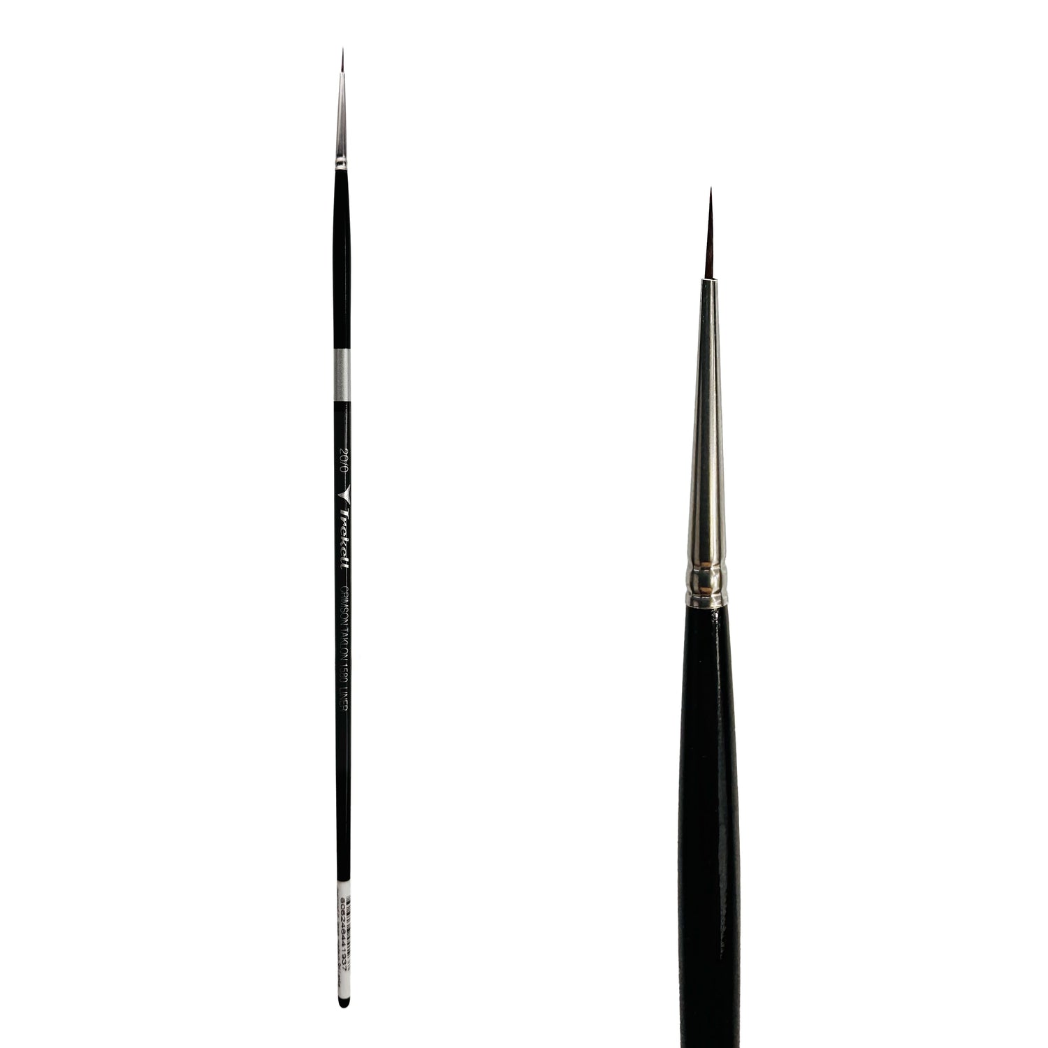 Trekell Crimson Taklon #20/0 Liner Brush - Long Handle
