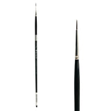 Trekell Crimson Taklon #5/0 Liner Brush - Long Handle