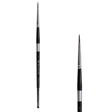 Trekell Crimson Taklon #1 Round Brush - Short Handle