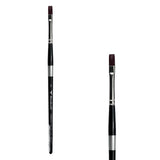 Trekell Crimson Taklon #6 Bright Brush - Short Handle