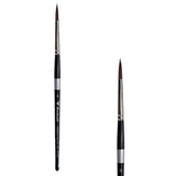 Trekell Crimson Taklon #6 Round Brush - Short Handle
