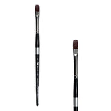 Trekell Crimson Taklon #8 Bright Brush - Short Handle