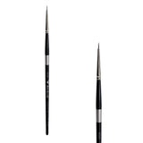 Trekell Crimson Taklon #10/0 Round Brush - Short Handle