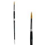 Trekell Golden Taklon  #16 Round Brush -  Long Handle