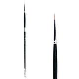 Trekell Golden Taklon #20/0 Liner Brush -  Long Handle