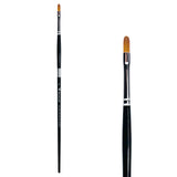 Trekell Golden Taklon #4 Filbert Brush -  Long Handle