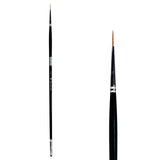 Trekell Golden Taklon #5/0 Liner Brush -  Long Handle