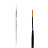 Trekell Golden Taklon #5/0 Script/Rigger Brush -  Long Handle
