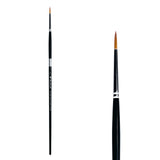 Trekell Golden Taklon  #6 Round Brush -  Long Handle