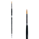 Trekell Golden Taklon  #8 Round Brush -  Long Handle