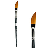 Trekell Golden Taklon 1/2" Dagger Brush -  Short Handle