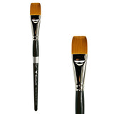 Trekell Golden Taklon 3/4" Wash Brush -  Short Handle