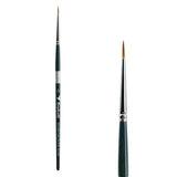 Trekell Golden Taklon #0 Round Brush -  Short Handle
