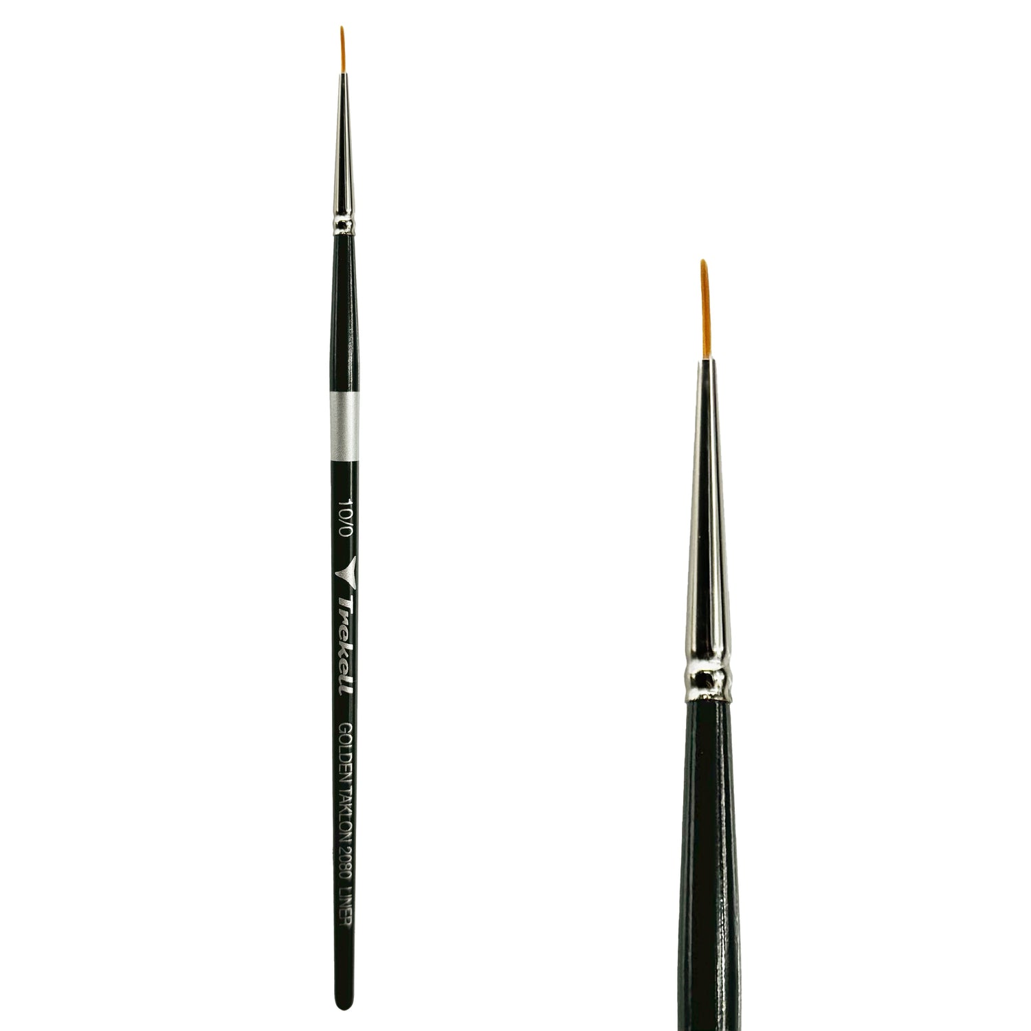 Trekell Golden Taklon #10/0 Liner Brush -  Short Handle