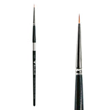 Trekell Golden Taklon #10/0 Round Brush -  Short Handle
