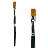Trekell Golden Taklon #12 Bright Brush -  Short Handle