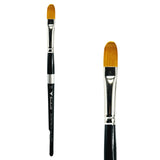 Trekell Golden Taklon #12 Filbert Brush -  Short Handle